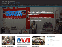 Tablet Screenshot of museumofworldwarii.org